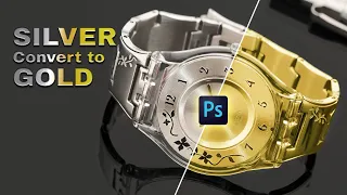 Adobe Photoshop Tutorial  - Silver Color convert to Gold color