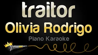 Olivia Rodrigo - traitor (Piano Karaoke)