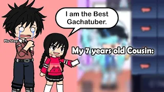 So.. I Forced My 7 Years Old Cousin to Make a Gacha Club OC.. AND That's What She Made: 😭😒