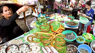 Khmer Dinners Amazing Food Market | Cambodian Street Food Phnom Penh #foodvlog #food