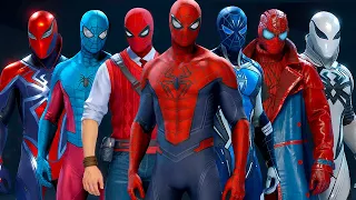 All Spider-Man Suits in Marvel's Avengers PS5 (Every Skin) 4K ULTRA HD