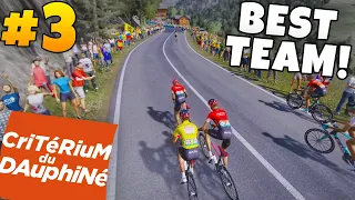 TEAM DOMINATION!!! - Critérium du Dauphiné #3: Tour De France 2021 PS4 (PS4 Gameplay)