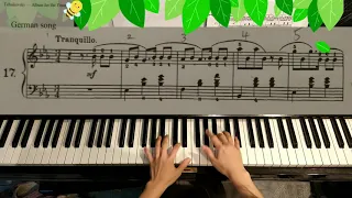 Tchaikovsky Op.39 No. 17 German Song