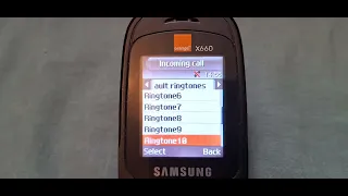 Samsung SGH-X660 - Ringtones & Alerts