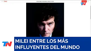 La revista Time eligió a Javier Milei como una de las 100 personas más influyentes del mundo