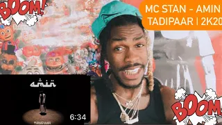 MC STAN - AMIN | TADIPAAR | 2K20 AMERICAN REACTION VIDEO 🔋🔋🔥🫡🩸(please respect my rules 🙏🏾❤️)