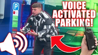 VOICE ACTIVATED PARKING MACHINE PRANK!