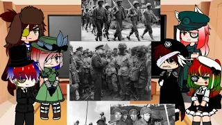 Past Countryhumans react to each other during ww2 part 1 America