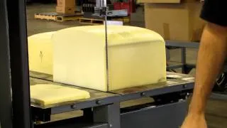 Bandsaw Memory Foam Test Cut 1 | Forrest Manufacturing