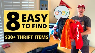 These 8 Easy To Find Thrift Store Items Always Sell on eBay! | Beginners Guide to Thrifting