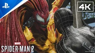 Raimi Black Suit vs Scream Symbiote Boss Fight Gameplay - Marvel's Spider-Man 2 PS5