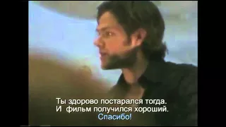 Джаред Падалеки о том, как сложно быть левшой [rus subs]