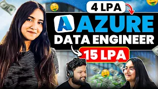 4 LPA to 15 LPA 🤑 AZURE DATA Engineer Journey 🚀 All Secrets & Guide Revealed