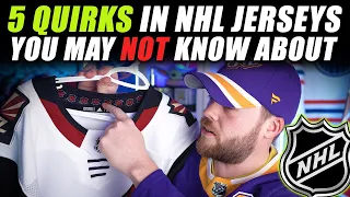 5 Quirks in NHL Jerseys You May NOT Know About!