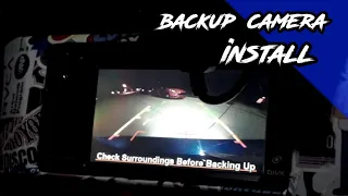 BRZ Backup Camera install