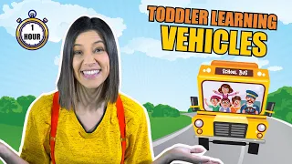 Learn Vehicles! Songs for Kids, Toddler Learning & Nursery Rhymes | Cassie’s Corner