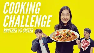 COOKING CHALLENGE WITH BROTHER & SISTER | Rimorav Vlogs