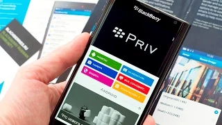 Видео-обзор Android 6.0 Marshmallow на BlackBerry Priv