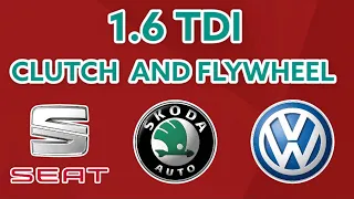 "How to Replace the Flywheel and Clutch of a SEAT,VW, Skoda 1.6 TDI