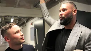 'THIS HARD LITTLE IRISH F*****!' - TONY BELLEW BANTERS CARL FRAMPTON ABOUT A CAT SCRATCH