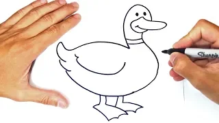 How to draw a Duck Step by Step | Duck Drawing Lesson