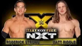 RODERICK STRONG VS MATT RIDDLE NXT TAKE OVER XXV