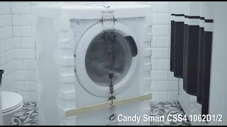 Стиральная машина Candy Smart CSS4 1062D1/2 распаковка и установка