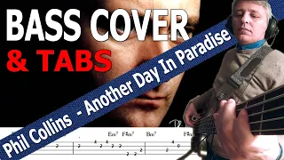 Phil Collins  - Another Day In Paradise (Bass Cover) + TABS