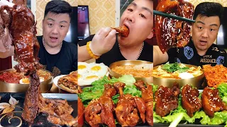 Yummy#196😋: Eat Meat, noodles 🍜 🤤||eat challenge||foodvlog||Hik Hak||#eatalot #asmr #yummyfood