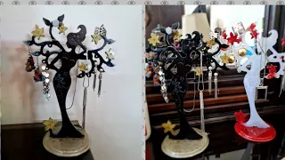 jewelry holder resin Craft diy how to make a resin #resinjewelryholder