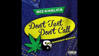 Wiz Khalifa & Snoop Dog - Don't Text Don't Call (Instrumental)