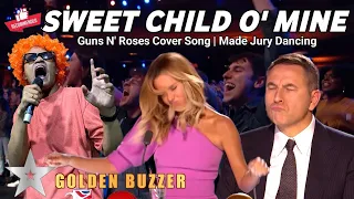 Amazing Super Voice Singing The Song Sweet Child O' Mine - Guns N' Roses On BGT Get Golden Buzzer