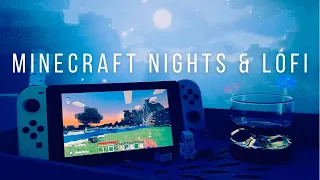 Minecraft Nights & Lofi ⛏ Chillhop/lofi beats & relaxing Minecraft gameplay to chill & mine to