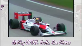 Every one of Ayrton Senna's 41 F1 race wins (1985-1993)