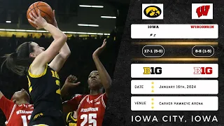 No. 2 Iowa vs Wisconsin | Big Ten | 1.16.24