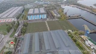 Аэросъемка судостроительного завода "Красное Сормово"