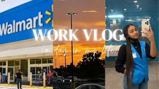 A DAY IN THE LIFE OF A WALMART EMPLOYEE (vlog) | Raven Marie