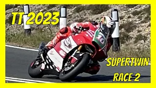 Isle of Man TT 2023 Supertwin Race 2