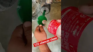 125 silencer clean