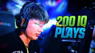 CS:GO - BEST PRO 200 IQ PLAYS! (CLEVER & INTELLIGENT PLAYS)