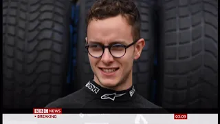 Anthoine Hubert passes away (1996 - 2019) (France) - BBC News - 1st September 2019