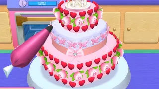 Fun 3D Cake Cooking Game My Bakery Empire Color, Decorate & Serve Cakes - Magical Hearts Cake