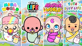 Bebé de Toca Boca vs Bebé de Avatar World vs Bebé de Miga World 👶🍼