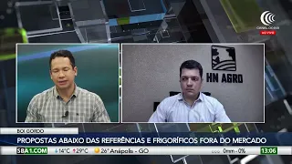 Mercado do boi gordo segue pressionado