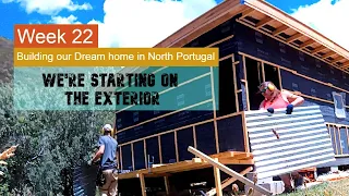 Starting our DREAM HOME exterior - Self-Build Wooden house Project North Portugal🧔‍❤👩  🏠🔨