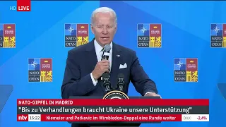 LIVE auf dem NATO-Gipfel in Madrid: US-Präsident Biden