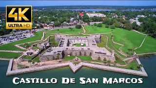 4k Walk Tour | Castillo de San Marcos in Saint Augustine, Florida
