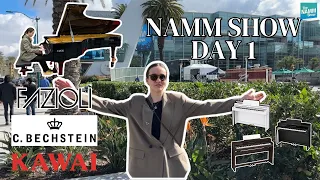 NAMM Show, Full day 1: Fazioli, Bechstein, Casio, Kawai Sections by Sherwood Phoenix 2024