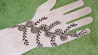 Simple Mehandi Leaf Design #mehandi @RLMehandiArts