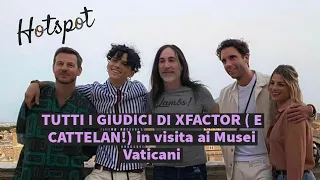 Emma Marrone, Cattelan e tutti i giudici di XFACTOR 2020 in visita ai Musei Vaticani